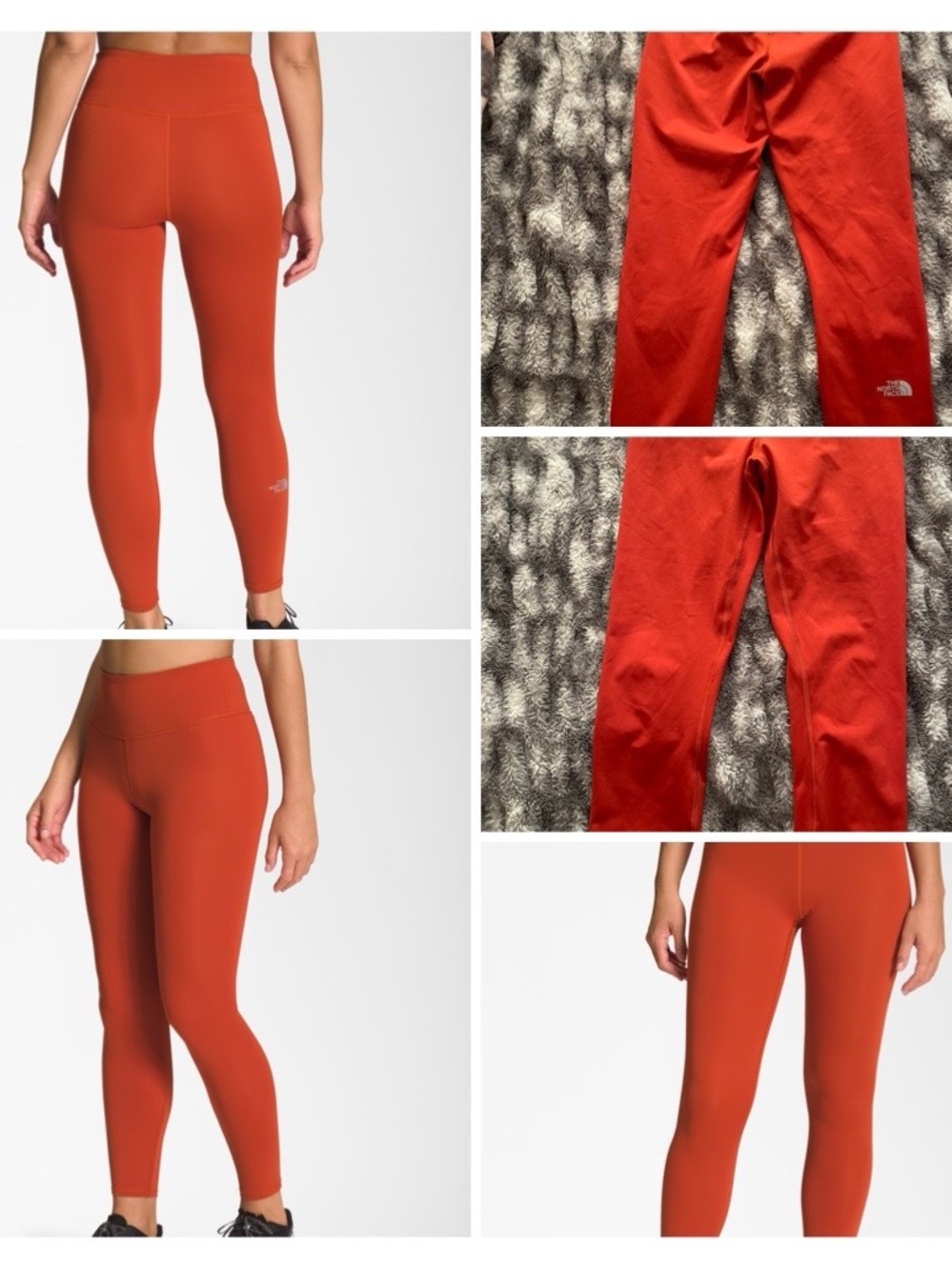 The North Face Ember Orange Mid-Rise Leggings